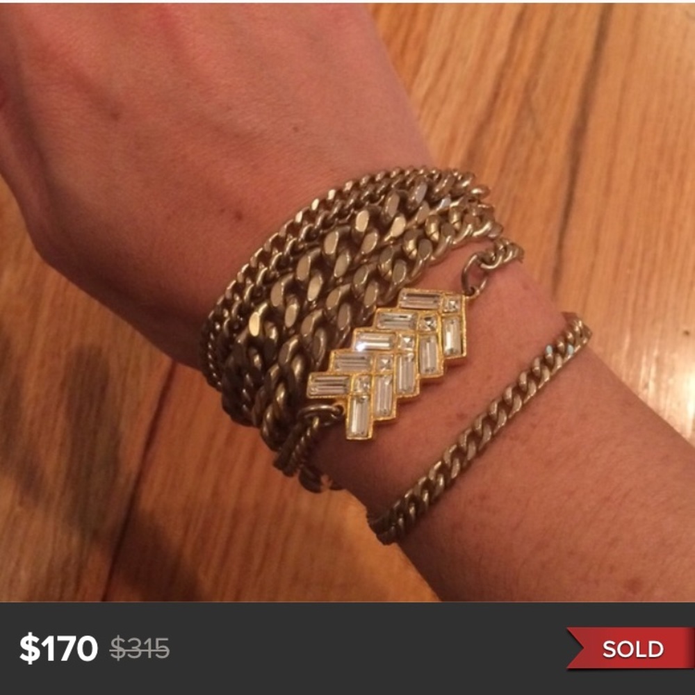 Giles & bro multichain bracelet from Intermix